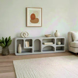 Casper Floor Display Unit – Wabi-Sabi Inspired Sculptural Shelving with Organic Form and Natural Texture