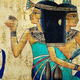 Papyrus Parchment Egyptian Script Wallpaper – Vintage Ancient Art Mural for Timeless Interiors