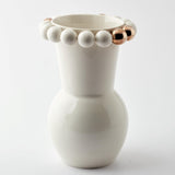 Cosmos Porcelain Vase White - Elegant Home Décor With 24K Gold Details for Stylish Interiors