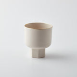 Petra Cup, 220ml – Handcrafted Limoges Porcelain Coffee Cup with 24K Gold Details for Elegant and Artistic Interiors