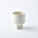 Petra Cup, 220ml – Handcrafted Limoges Porcelain Coffee Cup with 24K Gold Details for Elegant and Artistic Interiors