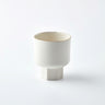 Petra Cup, 220ml – Handcrafted Limoges Porcelain Coffee Cup with 24K Gold Details for Elegant and Artistic Interiors