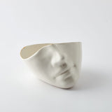 Infinity Man Porcelain Bowl - Elegant Tableware With 24K Gold Details for Stylish Tables