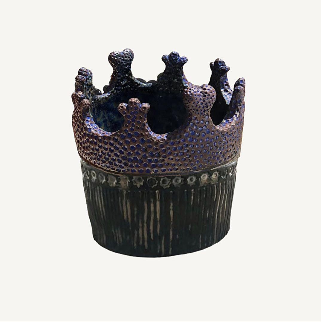 Crown Black - Crown Series Handmade Ceramic Vases & Bowls – Artistic Royal Collection