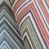 Ziggy W03 Çok Renkli Chevron Dokuma Kumaş – %100 Polyester Döşemelik ve Perde Malzemesi, Türkiye'de Üretilmiştir