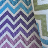Ziggy W06 Tejido Chevron Multicolor - 100 % poliéster para tapicería y cortinas, fabricado en Turquía