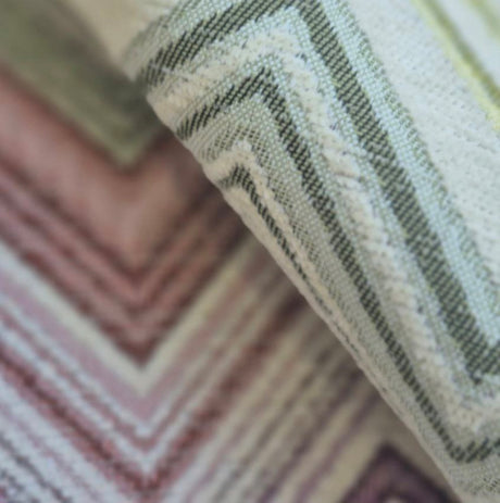 Ziggy C02 Çok Tonlu Mat Chevron Şönil Kumaş – %100 Polyester Döşemelik ve Perde Malzemesi, Türkiye'de Üretilmiştir