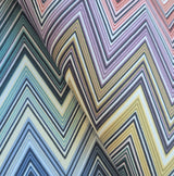 Ziggy P01 Çok Tonlu Mat Şerit Desenli Kumaş – %100 Polyester Döşemelik Kumaş, Türkiye'de Üretilmiştir