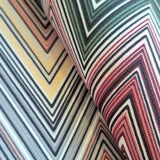 Ziggy P03 Çok Tonlu Mat Şerit Desenli Kumaş – %100 Polyester Döşemelik Kumaş, Türkiye'de Üretilmiştir
