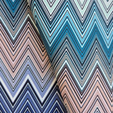 Ziggy P08 Çok Renkli Şerit Desenli Kumaş – %100 Polyester Döşemelik Kumaş, Türkiye'de Üretilmiştir