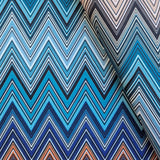 Ziggy P09 Çok Renkli Şerit Desenli Kumaş – %100 Polyester Döşemelik Kumaş, Türkiye'de Üretilmiştir