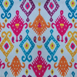 Ziggy P16 Multicolor Geometric Pattern Printed Fabric – 100% Polyester Upholstery Material, Made in Turkey