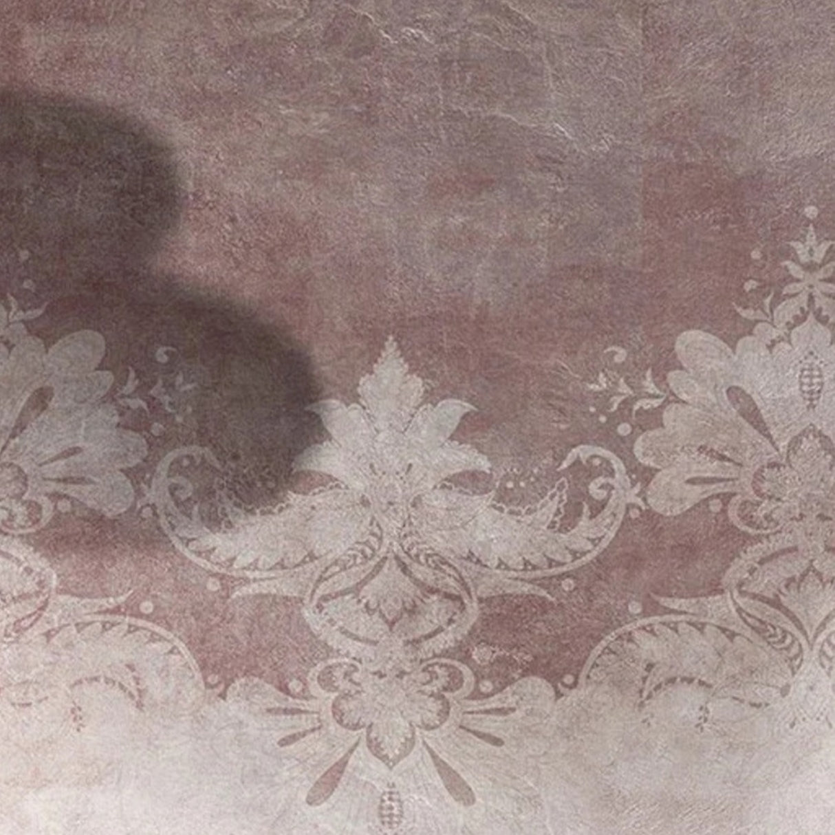 Burgundy Oriental Damask Wallpaper – Luxury Vintage Classic Wall Décor
