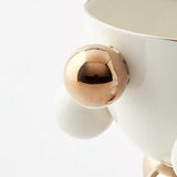 Cuenco Cosmos Gold de 380 ml: vajilla elegante con detalles en oro de 24 quilates para mesas con estilo