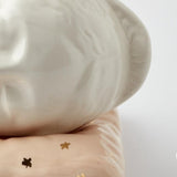 Sleeping Beauty Cup, 380ml & Pillow Set, Salmon - Elegant Tableware With 24K Gold Details for Stylish Interiors